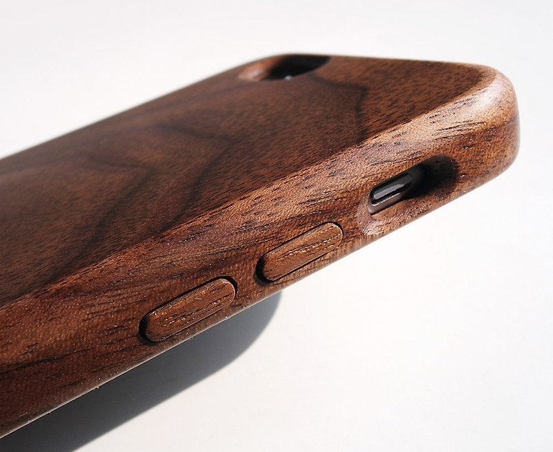 Highest grade natural wood iPhone 6 / 6 Plus case with buttons and better grip - Phone Cases - Wood Brown
