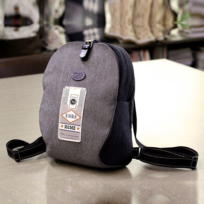 ❖ After Heather Grey English cloth personalized backpack - handmade materials package ❖ - อื่นๆ - วัสดุอื่นๆ ขาว