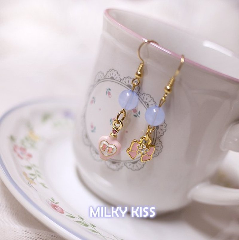 【milky kiss】 手作 飾物 香水小耳環 - 耳環/耳夾/耳骨夾 - 其他材質 