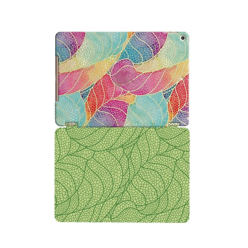 Reversal GO-365 good day series - [Song] Four Seasons "iPad Mini" Crystal Case + Smart Cover (magnetic pole) - Tablet & Laptop Cases - Plastic Multicolor