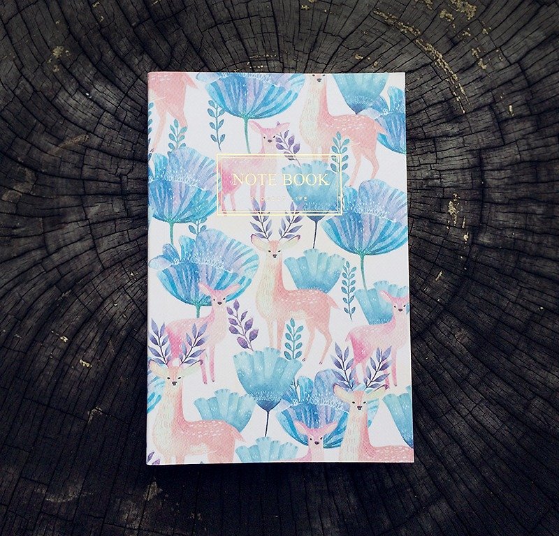 Fauna and Flora Series - Pink deer - month / week Calendar PDA - Notebooks & Journals - Paper Pink