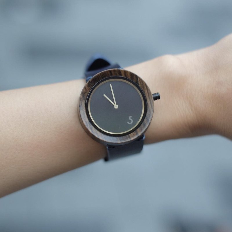 Lima Watch Sore Ebony Blue - 女錶 - 木頭 藍色