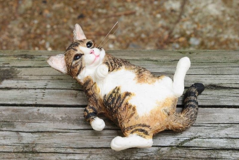 Pet Doll 5-7cm (cat) can be used as ornaments handmade custom - ตุ๊กตา - ดินเหนียว หลากหลายสี
