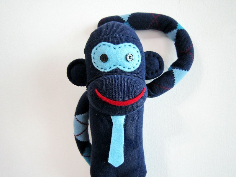 瀚森猴 - 玩偶/公仔 - 其他材質 藍色