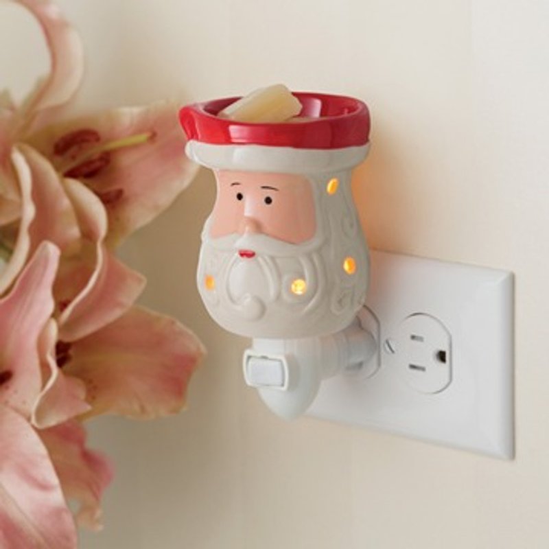 Santa Pluggable Fragrance Warmer - Candles & Candle Holders - Other Materials Red