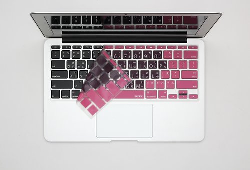 Befine BEFINE MacBook Air 11 中文鍵盤保護膜 野莓櫻桃色8809402590384