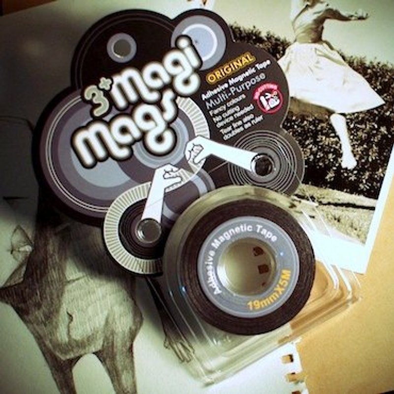 3+ MagiMags Magnetic Tape 　　　19mm x 5M Classic.Sliver - อื่นๆ - วัสดุอื่นๆ 
