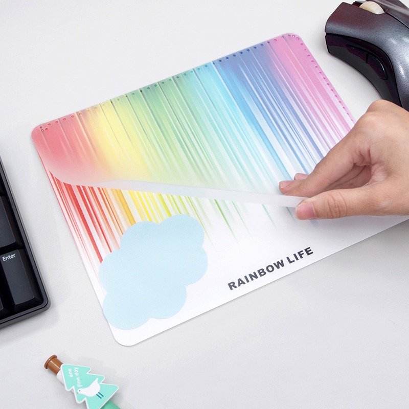 Double Layer Mouse Pad-Rainboe Life - Mouse Pads - Plastic Multicolor