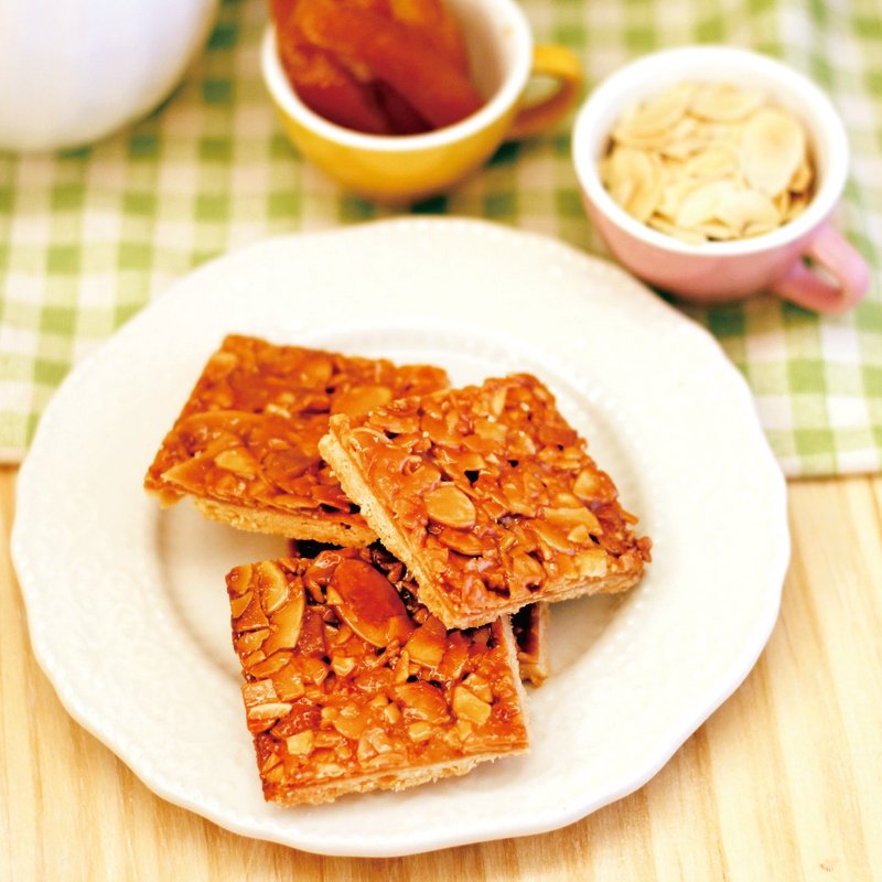 歐洲皇家餅乾 佛羅倫斯 禮盒 焦糖杏仁片餅乾 香味濃郁 豐富飽滿 - 手工餅乾 - 新鮮食材 橘色