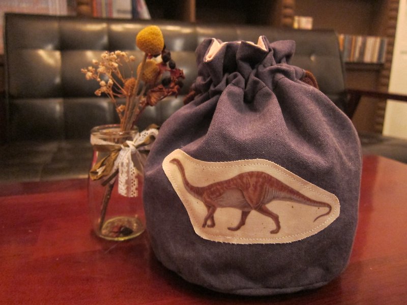 [Package] Dinosaur Encyclopedia drums (washed C paragraph) - Messenger Bags & Sling Bags - Other Materials Multicolor