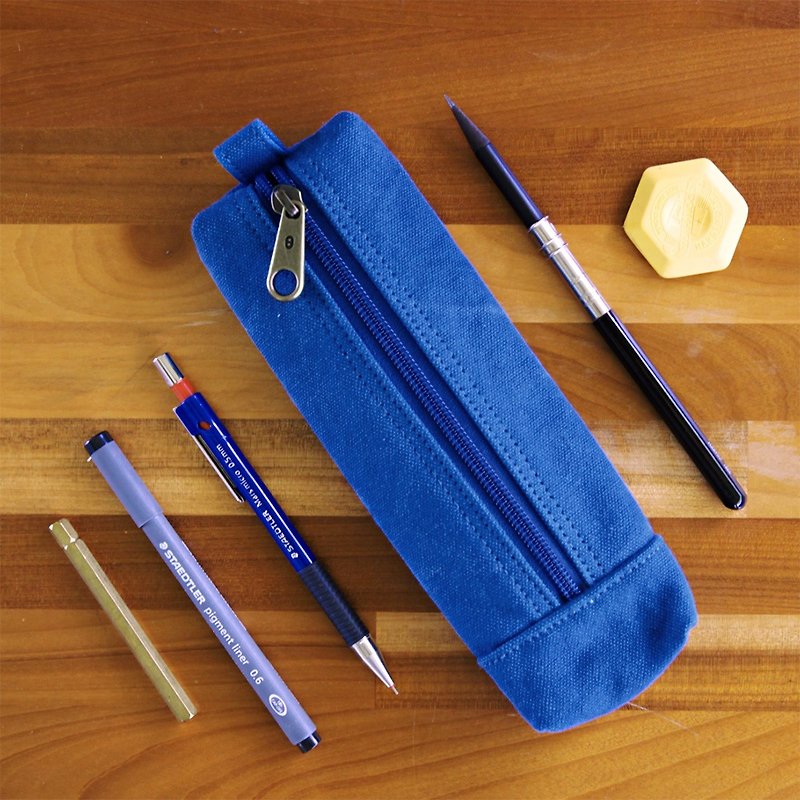 Mushroom mogu / Copywriter Pencil / cobalt blue - Pencil Cases - Other Materials Blue
