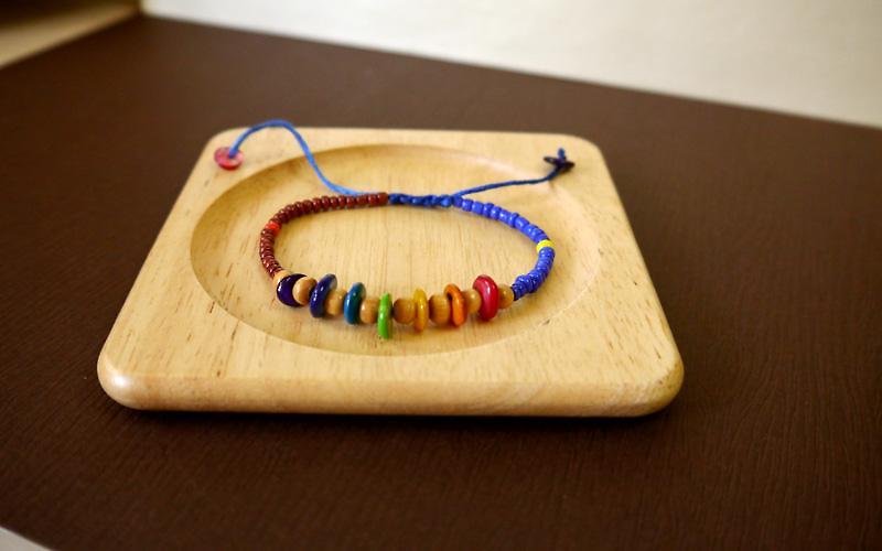 Light you up rainbow circle bracelet - Bracelets - Other Materials Multicolor