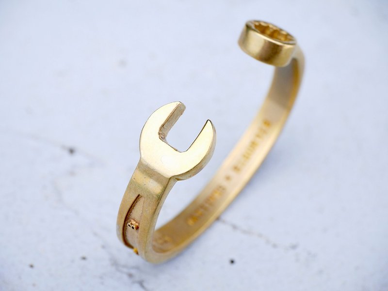 [Appreciation Week] Tool Bracelet Series- Bronze Wrench* Bracelet - Bracelets - Other Metals Gold