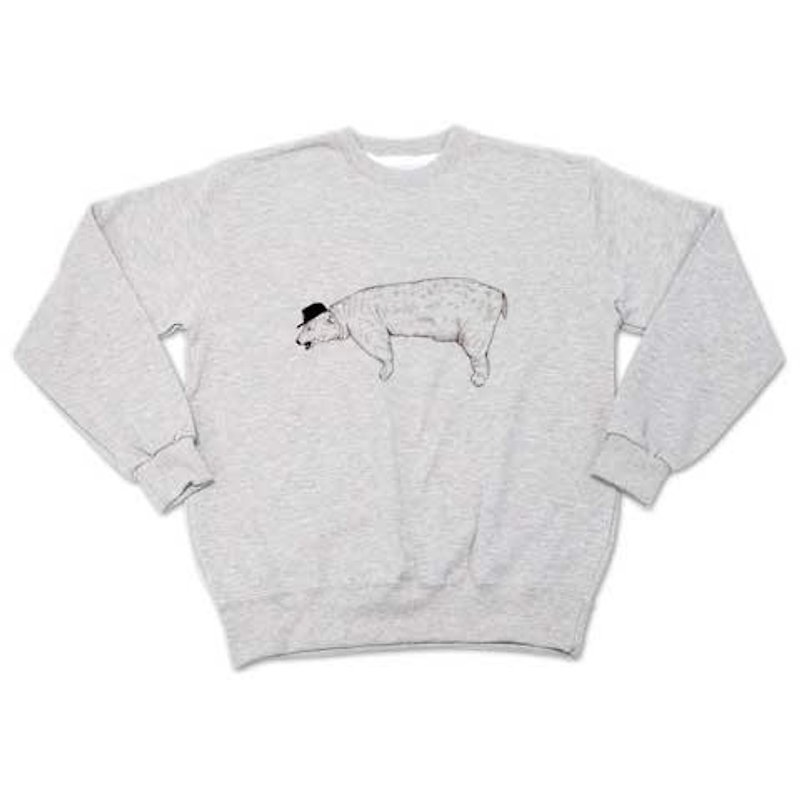 Polar bear (sweat ash) - เสื้อยืดผู้ชาย - วัสดุอื่นๆ 