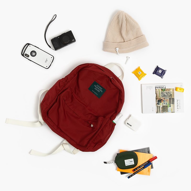 NTMY. basic daypack four seasons travel light backpack backpack - กระเป๋าเป้สะพายหลัง - วัสดุอื่นๆ หลากหลายสี