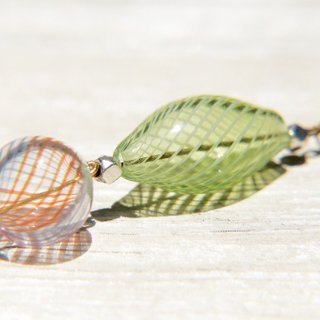 Tanabata Valentine&amp;#39;s Day gift / simple sense / French mouth blown glass necklace-exclamation mark