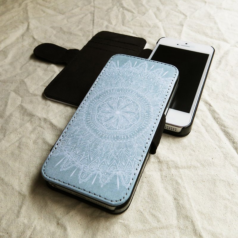 OneLittleForest - 原創手機保護套- iPhone 5, iPhone 5c, iPhone 4- 印度圖騰 - 手機殼/手機套 - 其他材質 藍色