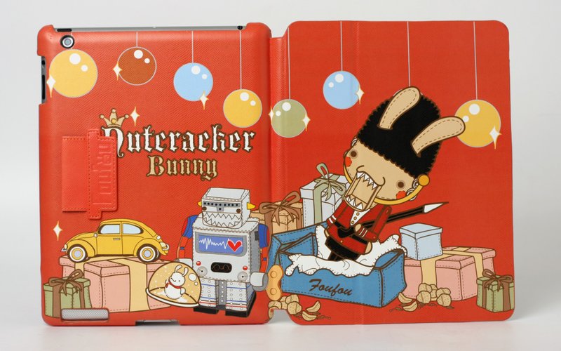 《Foufou》iPad2/3/4 Smart Cover 掀蓋可立式保護皮套-Nutcracker - 平板/電腦保護殼/保護貼 - 塑膠 紅色