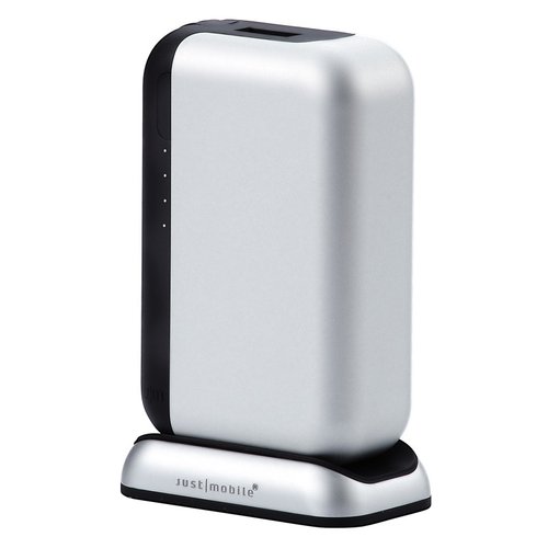 J | M TopGum™世界初のモバイル電源充電アルミニウム - 銀PP