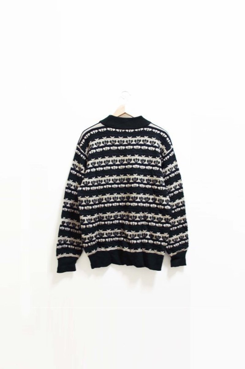 【Wahr】橫紋針織毛衣 - Women's Sweaters - Other Materials Multicolor