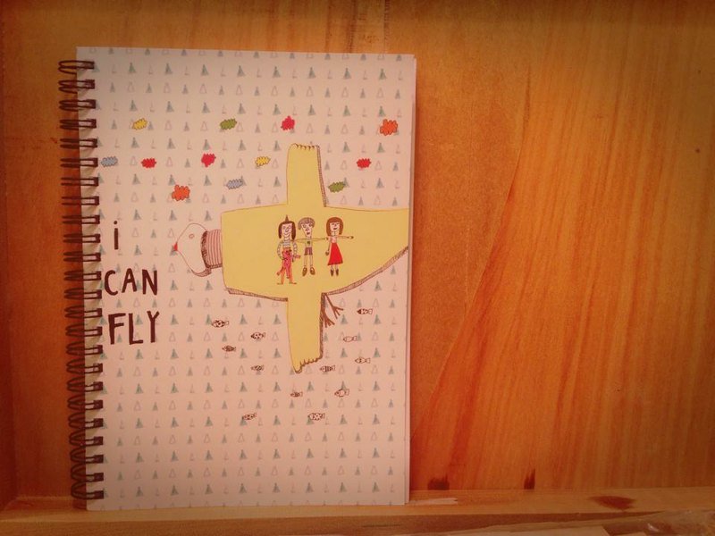 FLY/A5空白線圈筆記本 - 筆記本/手帳 - 紙 多色