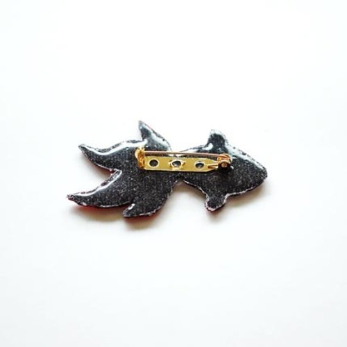 ヴィンテージスタイルの蝶の手刺繍ブローチ - ショップ