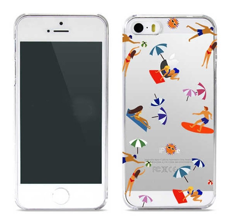 Girl apartment :: wiggle wiggle x iphone 5 / 5s transparent Phone Case - Summer Beach - Phone Cases - Plastic Multicolor