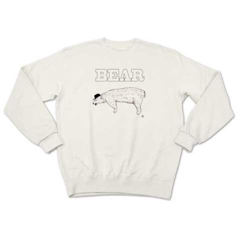 B BEAR (sweat white) - Men's T-Shirts & Tops - Other Materials 