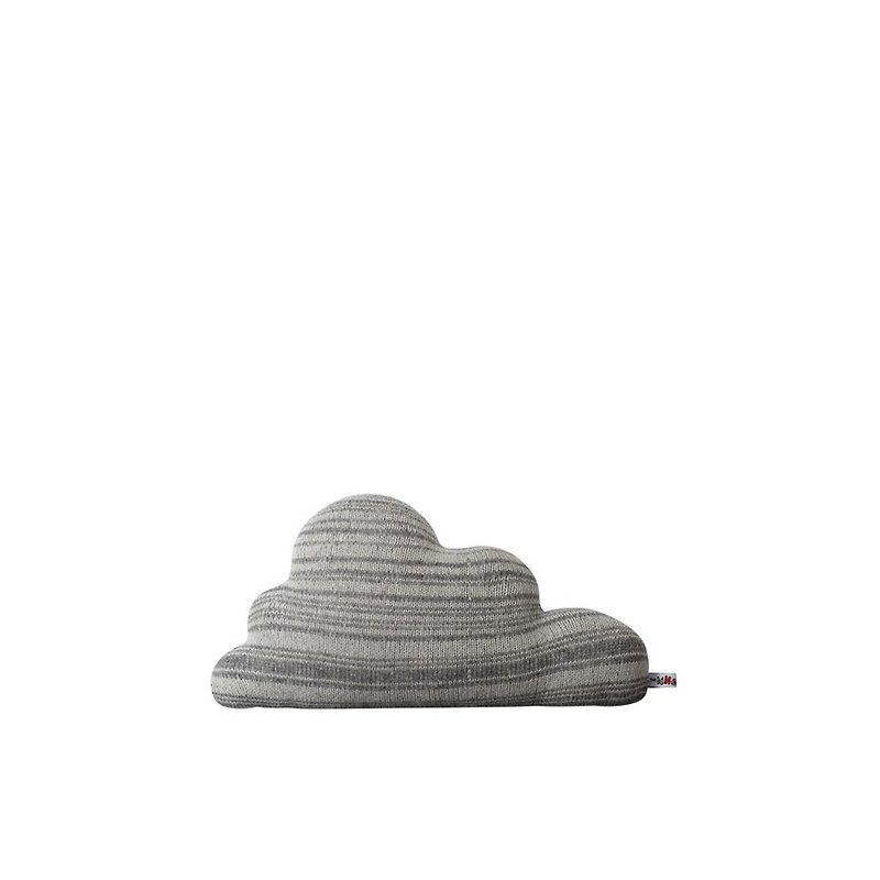 Cuddly Cloud Shaped Pillow-Mini Grey | Donna Wilson - Pillows & Cushions - Wool Gray