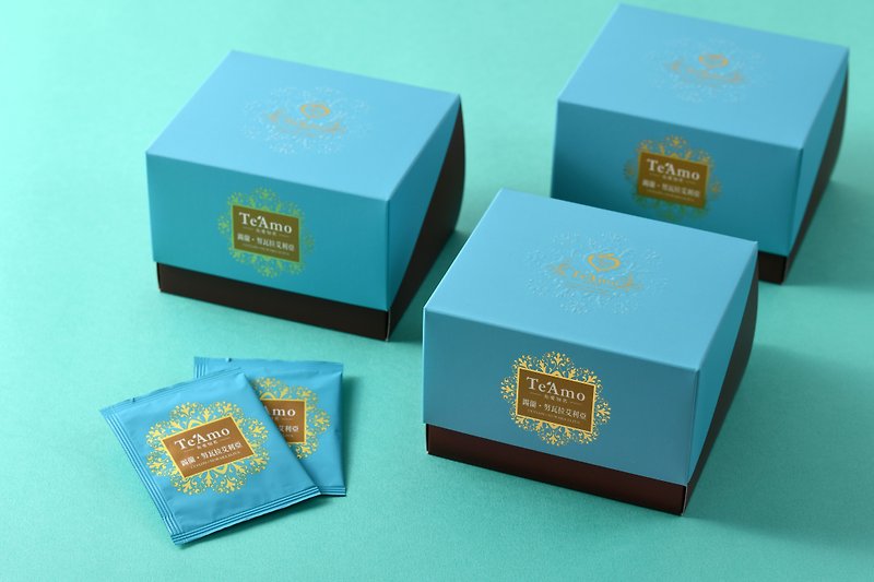【Te'Amo 紅茶專賣店】茶包盒- 錫蘭‧努瓦拉艾利亞 Nuwara Eliya - 茶葉/漢方茶/水果茶 - 其他材質 藍色
