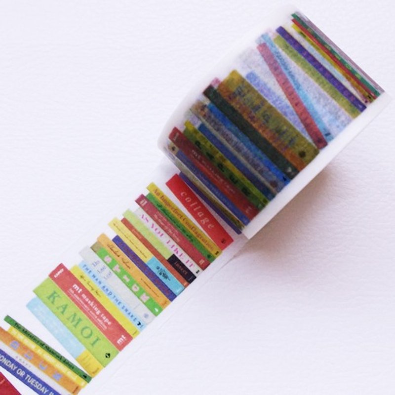 mt and paper tape engraved Limited models [read books (MT01K350)] - Washi Tape - Paper Multicolor