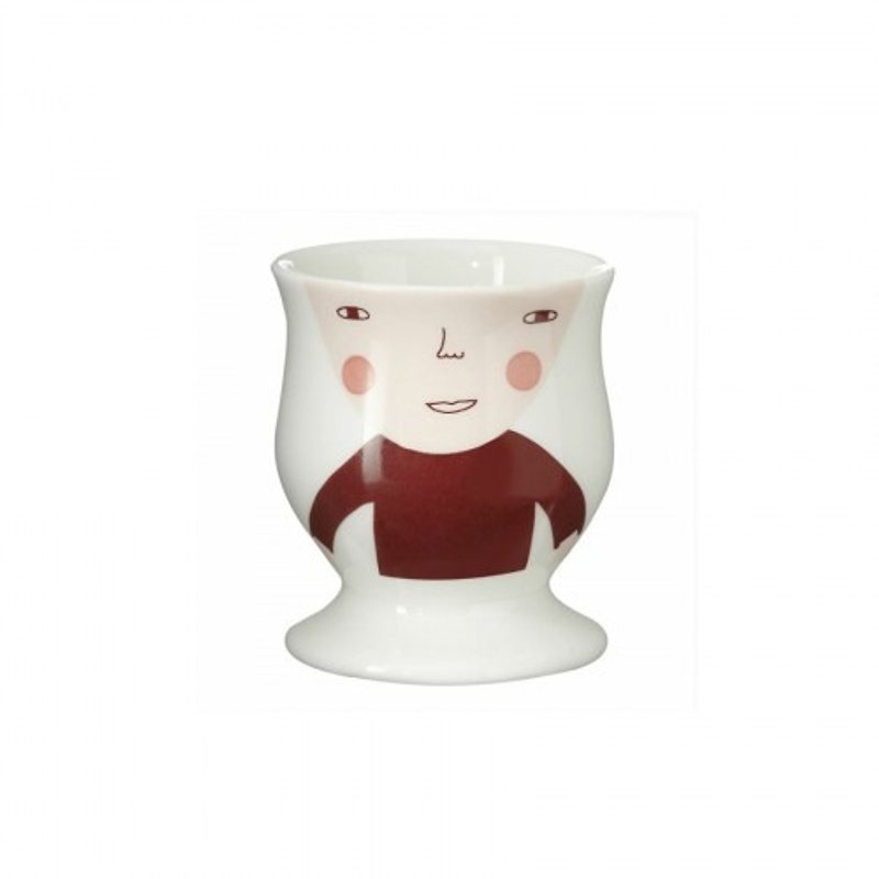Burt Bone China Egg Cup | Donna Wilson - Cookware - Porcelain White