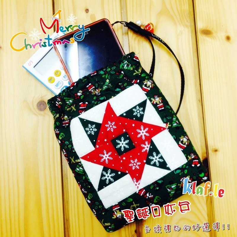 [噹噹噹~~聖誕商品] 聖誕之星-實用口夾包 - 化妝包/收納袋 - 其他材質 綠色