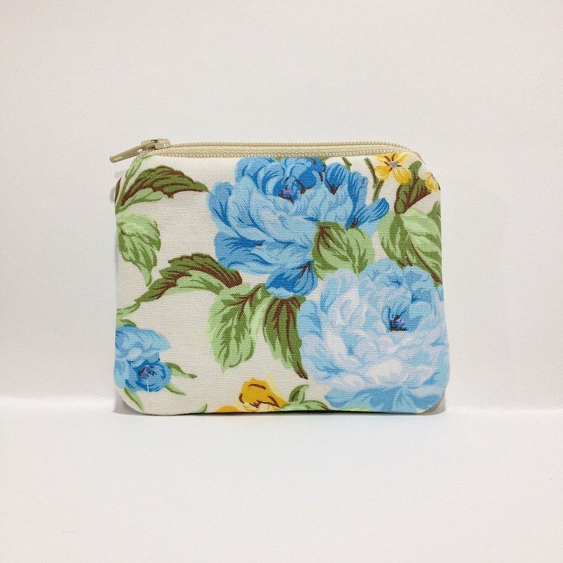Classical flower retro flower purse - Coin Purses - Other Materials Yellow