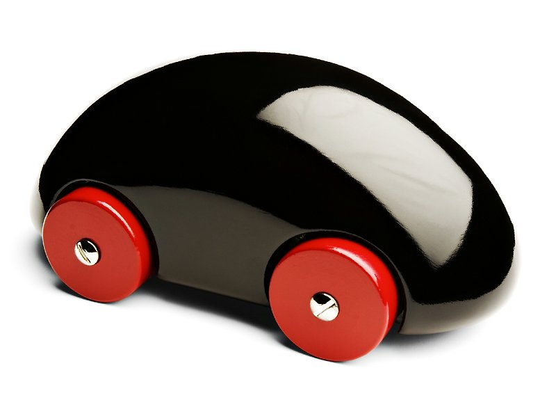 PLAYSAM-classic streamlined prototype car (black) - อื่นๆ - ไม้ สีดำ