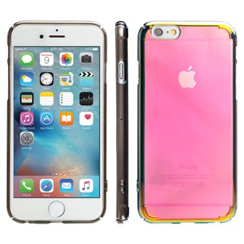 SW iPhone 6 / 6S dedicated LUSTER optical coating protective casing - Through Black (4716779655155) - เคส/ซองมือถือ - วัสดุอื่นๆ 