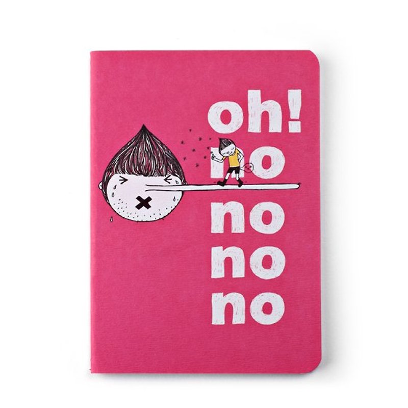 插畫筆記本／oh!no!no!no！ - Notebooks & Journals - Paper Pink