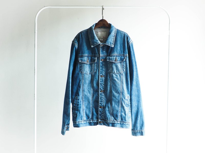 River Hill - Deep Blue Sea Moonlight night torrent pounds thick tannins antique vintage denim jacket denim vintage oversize - Women's Casual & Functional Jackets - Cotton & Hemp Blue