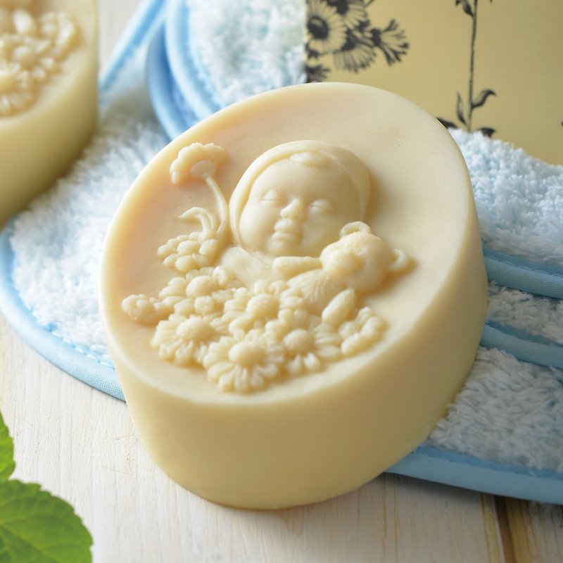 嬰兒皂BABY SOAP - 肥皂/手工皂 - 植物．花 白色