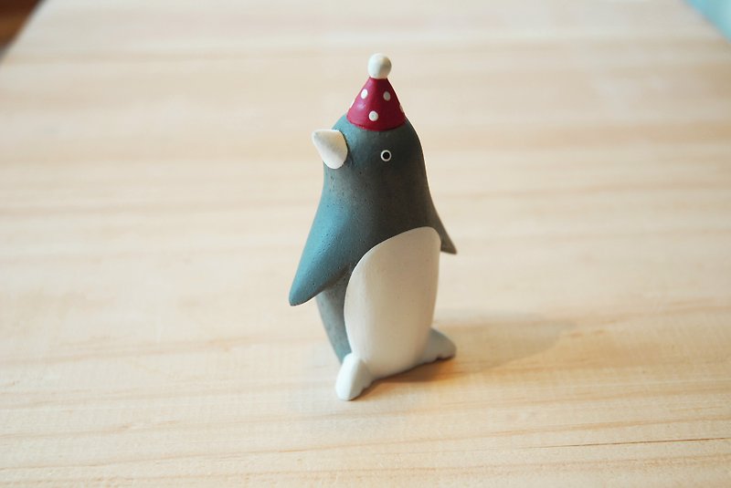 T-lab 聖誕版企鵝 - งานไม้/ไม้ไผ่/ตัดกระดาษ - ไม้ 
