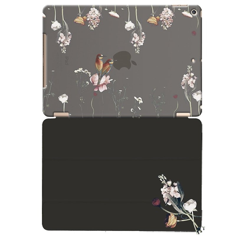 Painted love - Love is free - Ying Xuan "iPad Mini" Crystal Case + Smart Cover (magnetic pole) - เคสแท็บเล็ต - พลาสติก สีดำ