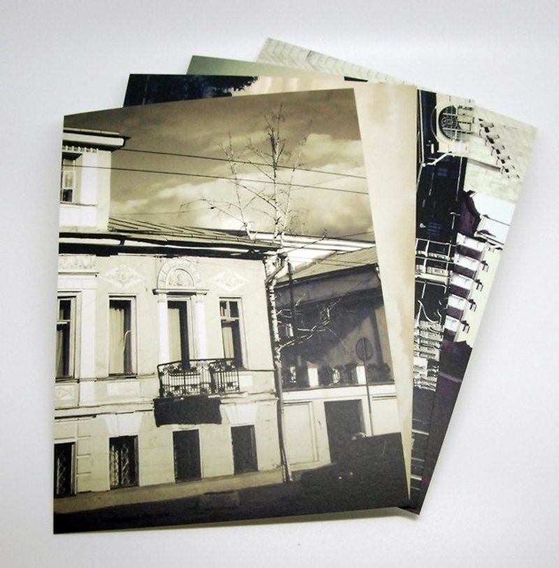 Travel Postcard Set: Moscow, Russia (4pcs) - การ์ด/โปสการ์ด - กระดาษ สีนำ้ตาล