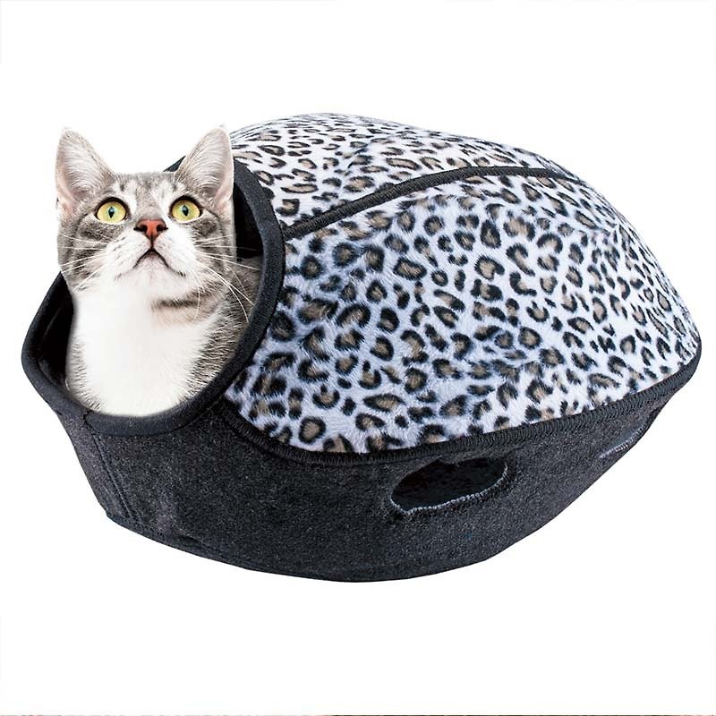 Lifeappペットの猫のトイレのジャングルのバージョン（ヒョウホワイト） - 寝具 - その他の素材 ホワイト