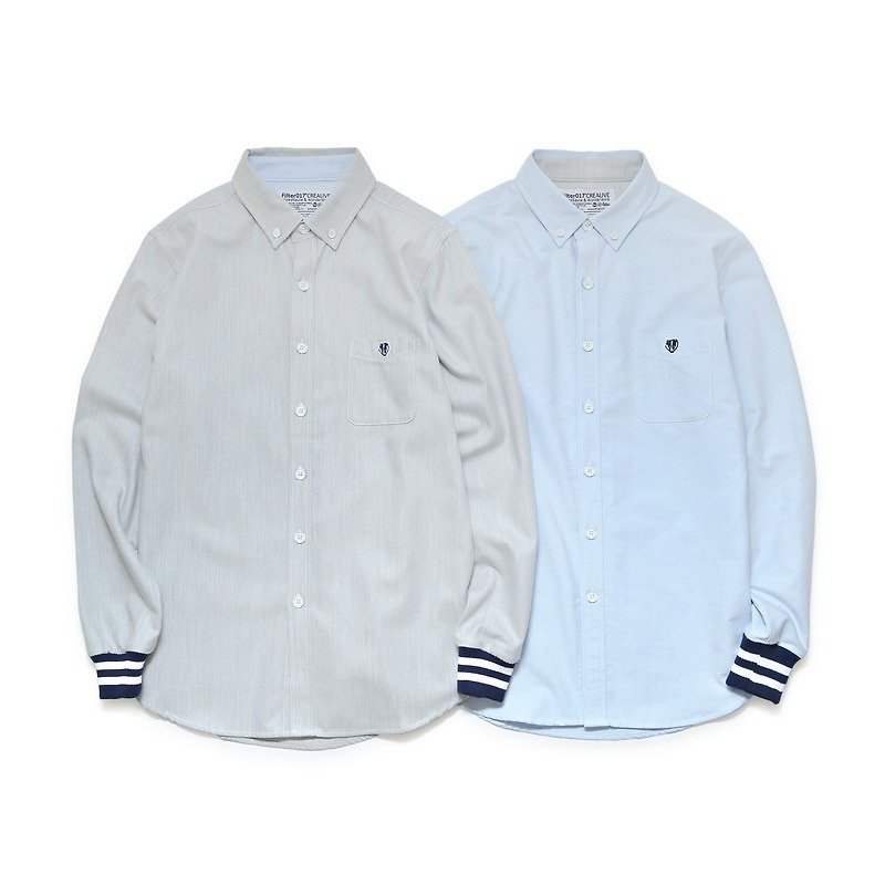 Filter017 Oxford Rib Shirt 牛津羅紋襯衫 - 男襯衫/休閒襯衫 - 其他材質 多色