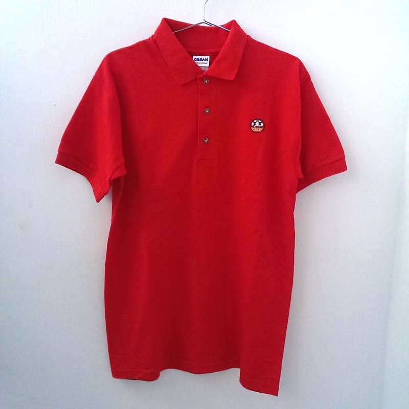 | •R• | 100% American cotton. Seamless tube T | American polo shirt | Dharma X Red S (out of print) - เสื้อยืดผู้ชาย - ผ้าฝ้าย/ผ้าลินิน 