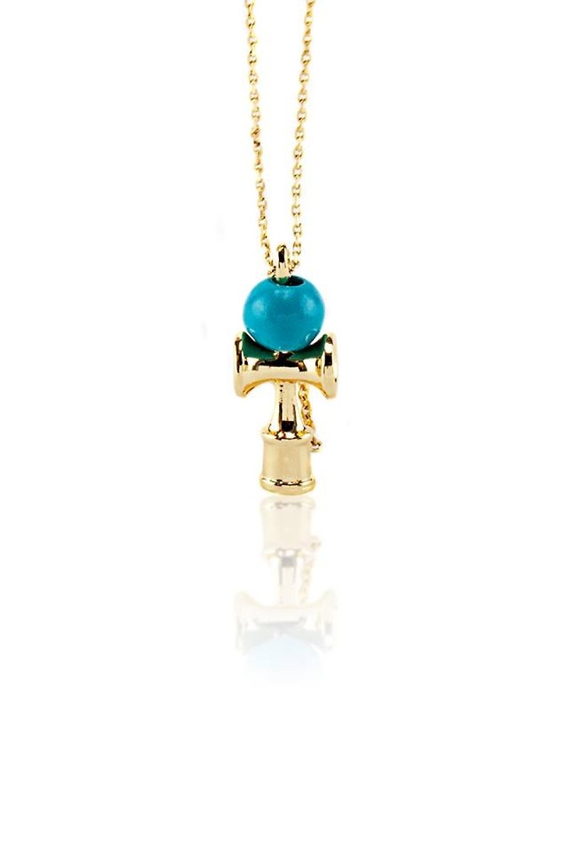Solo Accessories tide when the water blue 尚剑玉 necklace jewelry / celebrate the opening of trade deals on a comprehensive free shipping - สร้อยคอ - โลหะ สีน้ำเงิน