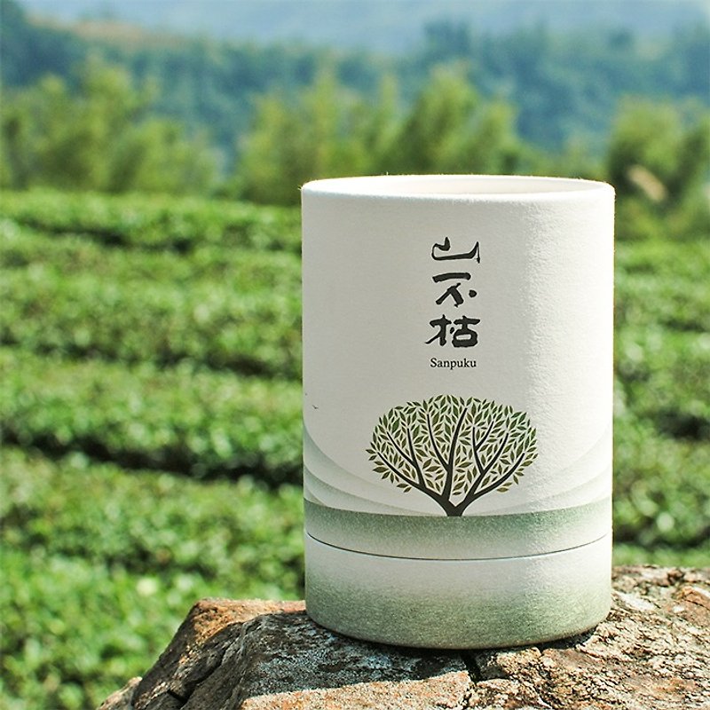 文山包種・散茶圓缶・40g - お茶 - 食材 グリーン
