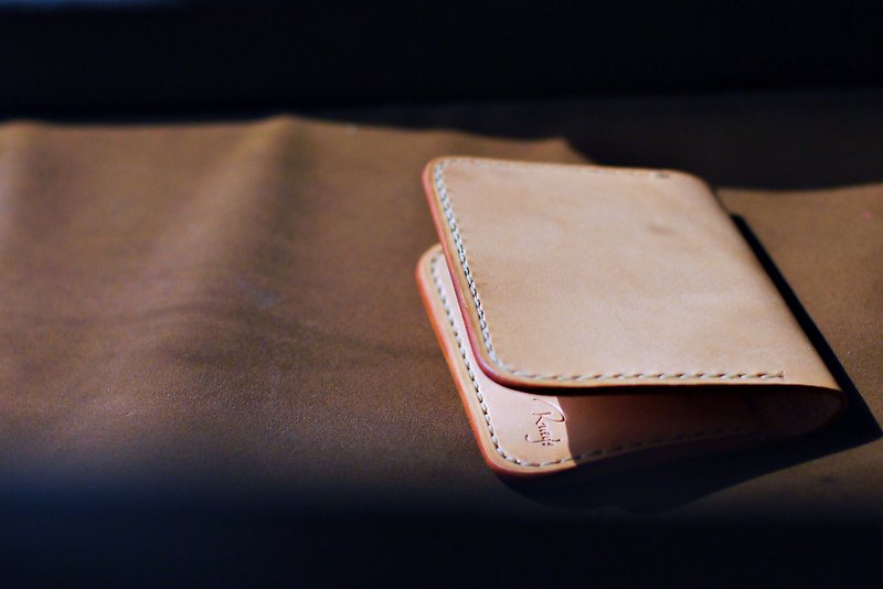 手作り南米オリジナルカラー牛革カードホルダー - 財布 - 革 多色