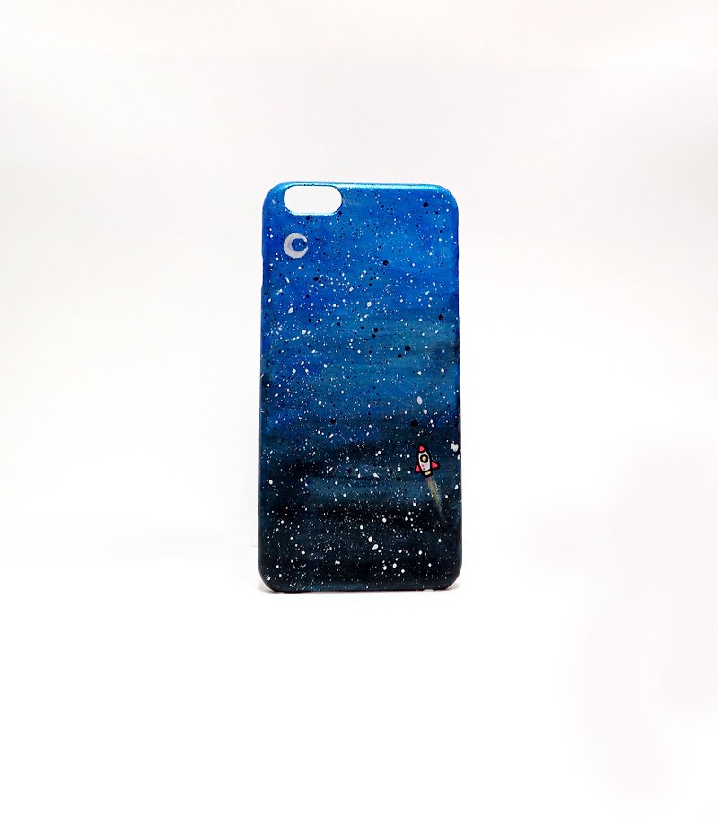 【Travel into space】iPhone 6 plus case - เคส/ซองมือถือ - พลาสติก สีดำ