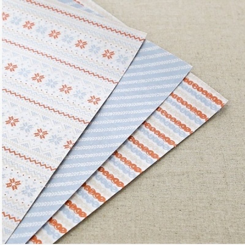 Dailylike A4 cloth handle sticker set (3 into) -38 Knit, E2D53312 - งานไม้/ไม้ไผ่/ตัดกระดาษ - วัสดุอื่นๆ หลากหลายสี